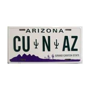   LP   1044 AZ Arizona CU N AZ License Plate   7401