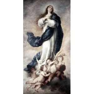  Conception by Bartolome Esteban Murillo 8.13X16.00. Art 