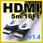 16FT 1080P 3D Flat HDMI Cable 1.4 for HDTV XBOX PS3 5M