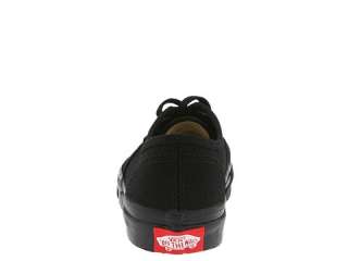 NEW VANS AUTHENTIC KIDS YOUTH ALL BLACK CANVAS SKATE SHOES UNISEX ALL 