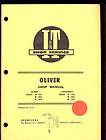 OLIVER / COCKSHUTT I&T SHOP MANUAL TRACTORS 1755 / 1855 / 1955