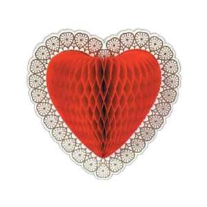  Beistle   77090   Tissue Heart Decoration  Pack of 12 