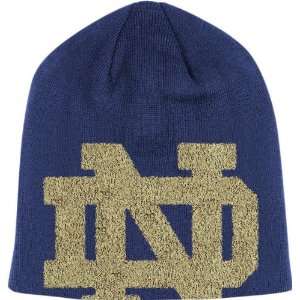  Notre Dame Fighting Irish Oversized Logo Knit Hat Sports 