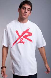 NEW MENS YOUNG & RECKLESS WHITE RED Y&R CLASSIC LOGO TEE T SHIRT SIZE 