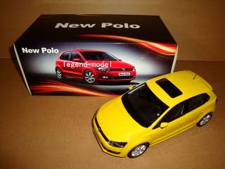 18 China Volkswagen New Polo 2011 Dealers Ed yellow  
