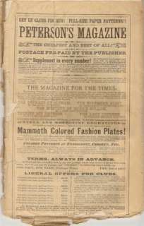 Petersons Ladies National Magazine December 1877 is part of a huge 