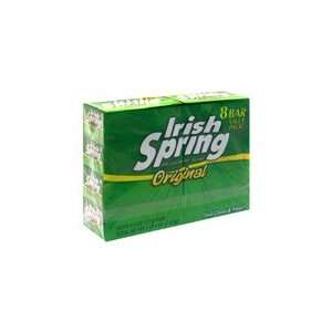    Irish Spring Original Deodorant Soap 8 Bar Value Pack 36 Oz Beauty