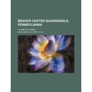  Beaver Center quadrangle, Pennsylvania 7.5 minute series 
