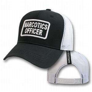  NARCOTICS OFFICER HAT CAP LAW ENFORCEMENT MESH HATS CAPS 