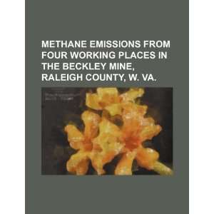  Methane emissions from four working places in the Beckley 