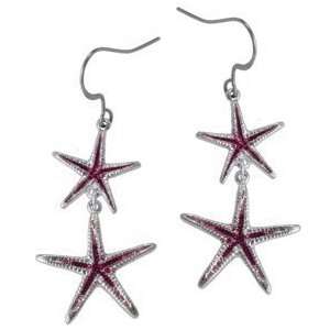 Falling Stars Bico Earrings   Pink