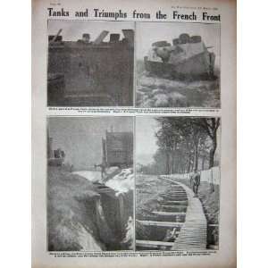  WW1 1918 French Marine Train Italian Howitzer Tank Army 