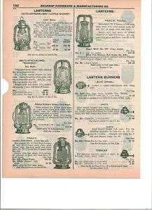 1940 Deitz Lanterns Paulls Little Wizard Monarch ad  