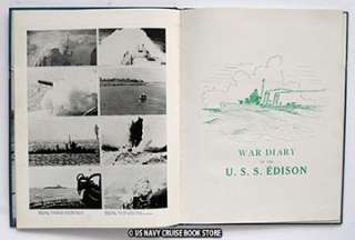 USS EDISON DD 439 WORLD WAR II CRUISE BOOK 1941 1946  