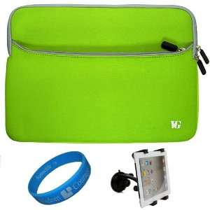  Lime Green Neoprene Sleeve Protective Carrying Case Cover 