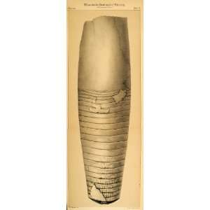  1882 Orthoceras Actinoceras Beloitense Fossil Wisconsin 