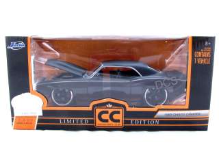 JADA COLLECTORS CLUB 1969 CHEVY CAMARO 1/24 FLAT BLACK BROWN DIECAST 