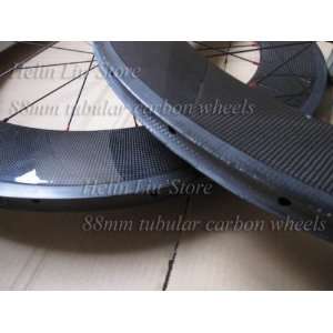 carbon wheels 88mm tubular wheelset