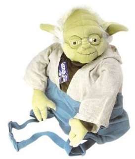 This Star Wars back buddy features a Plush Yoda that is just about his 