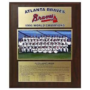  MLB Braves 1995 World Series Plaque