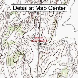  USGS Topographic Quadrangle Map   Benson, Vermont (Folded 