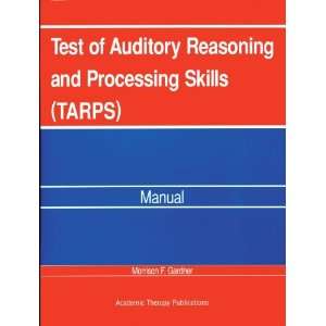  Taps 3 Test of Auditory Reasoning & Processing Skills 