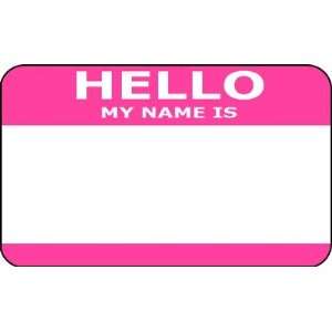  Hello My Name Is ID Card Sticker Badge Fun Party Office 