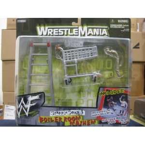  WWF Wrestle Mania 2000 Grapple Gear 3 Boiler Room Mayhem 