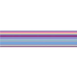  WallPops WPS90250 Ribbon Candy Purple Stripe Pack of 2 
