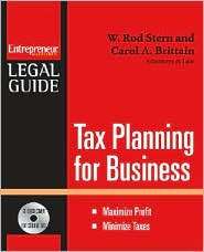 Tax Planning for Your Business, (1599181371), W. Rod Stern, Textbooks 