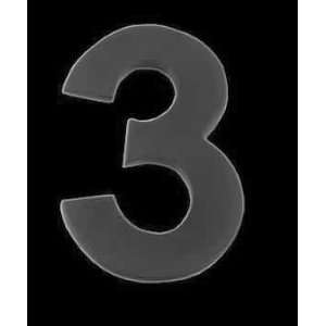  House Numbers Black Solid Brass, 2 1/4 House/Mailbox Numbers 