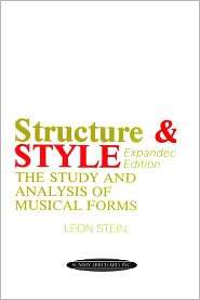 Anthology of Musical Forms    Structure & Style The Study and 