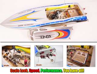 Arrow Shark R/C Boat 2012 Upgraded 55 Wind Rider XP254M & $0.99 No 