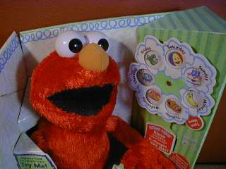 Fisher Price Sesame Street GUESS WHAT ELMO Talking Doll  