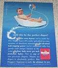 2008 ad Pampers Huggies Diapers CUTE baby PRINT AD  