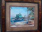   Catalina Island Rosies On The Pier 2002 Calendar In Gold Frame