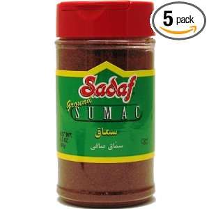 Sadaf Sumac Pure, 6.5 Ounce (Pack of 5) Grocery & Gourmet Food