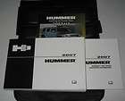 2007 HUMMER H3 OWNERS MANUAL 07 SET w/case BRAND NEW