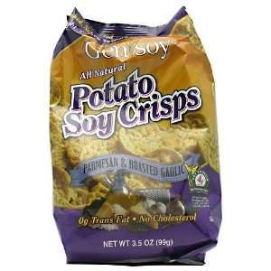   Parmesan & Roasted Garlic 12 bags (99g)   Low Fat Soy Protein Snack