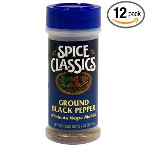 McCormick Black Pepper Ground, 2.62 Ounce Units (Pack of 12)