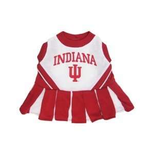    Indiana Hoosiers XS dog pet cheerleader outfit 4 9lbs