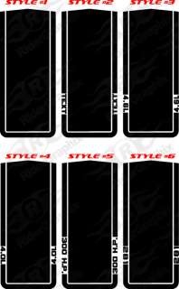 2005 & Up Ford Mustang Retro Mach 1 Hood Decal Stripe  