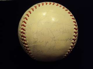 1958 Original NY Yankees World Series Signed Baseball  