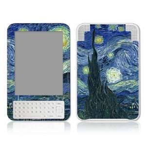     Kindle 3 Skin Decal Sticker   Starry Night 