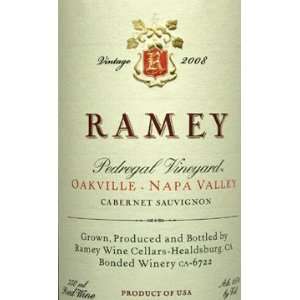  2008 Ramey Cabernet Sauvignon Oakville Pedregal Vineyard 