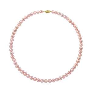  Pearl Necklace A with 14K Yellow Gold in Gift Box pearlzzz Jewelry