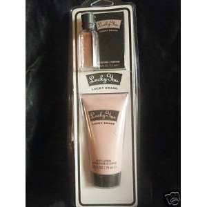  LUCKY YOU by LUCKY BRAND 2 PC MINI GIFT SET .18 oz PARFUM 