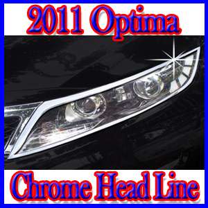 KIA 2011 Optima Chrome Head Light Line Molding 2P  