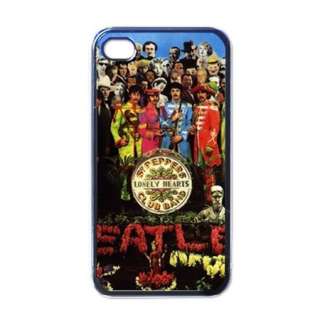 The Beatles Lonely Heart iPhone 4 4S Hard Black White Case Gift Brand 