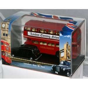  Oxford 1/76 London Routemaster Bus and Taxi # LD0